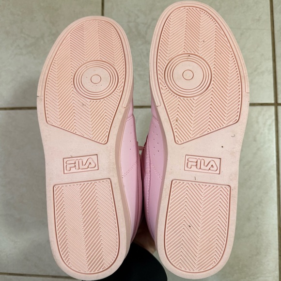 Fila Soft Pink High-Top Sneakers - Picture 8 of 9